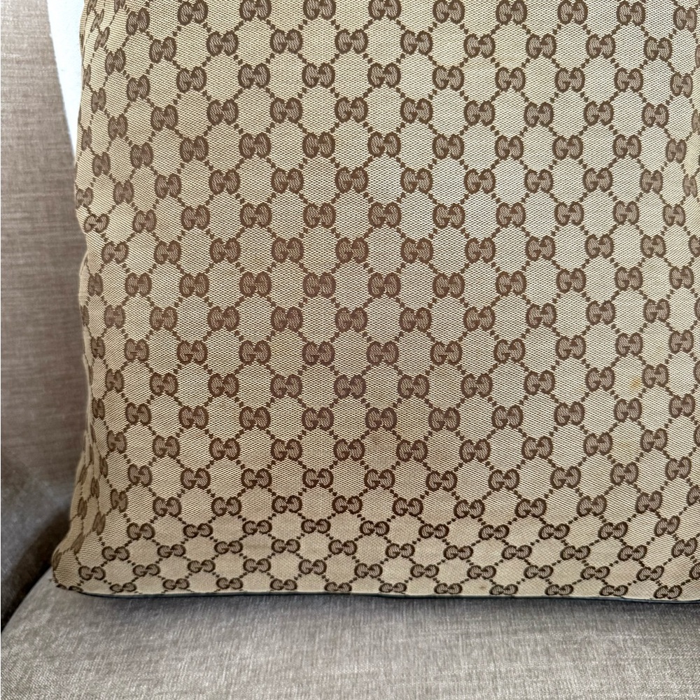 Authentic Gucci Sherry Line Tote Bag Shopper brown monogram canvas large - Picture 11 of 16